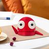 Cartoon Red Robot Piggy Bank Movable Arm Coin Cash Storage Container Kids Adults Money Saving Box Home Office Desktop Decoration