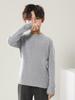 100% Wool Striped Round Neck Kids’ Thermal Sweater - Medium to Large, Unisex, Autumn/Winter