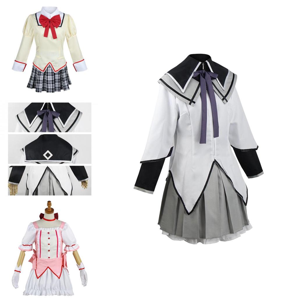 Puella Magi Madoka Magica Halloween Kostüm Uniform Kleid für Frauen