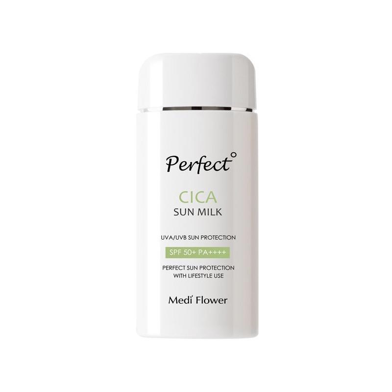 

[MEDI FLOWER] Солнцезащитное молочко Perfect Cica (SPF50 + PA ++++) 100мл