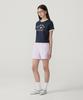 COVERNAT WOMAN Summer Graphic Ringer T-Shirt Navy