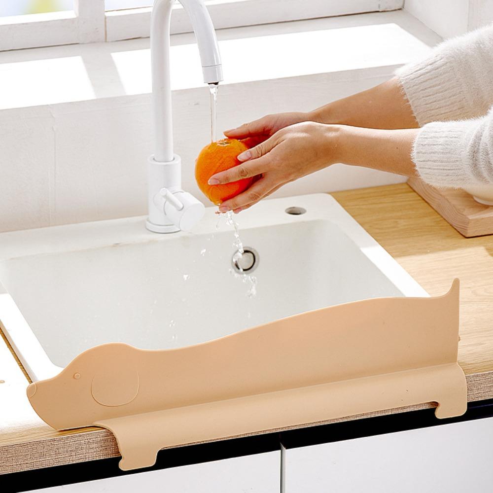 Reusable Sink Splash Guard Suction Cup Base Water Blocking Board  Splash Protector