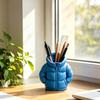 3D Printed Down Jacket Pen Holder, Funny Puffer Jacket Pencil Holder, Creative Desk Organizer for Office Supplies, Cute Stationery Holder for Desk,