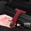Car Co-Pilot Glove Box Hook - Heavy-Duty PU Leather Organizer with Strap, Secure Snap Closure for Car