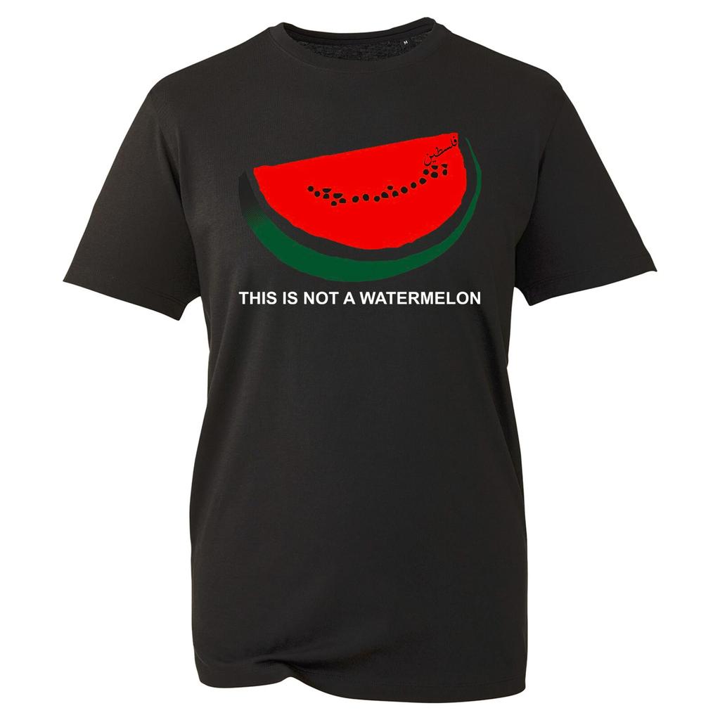 Questa non è un'anguria Mappa divertente della Palestina Bandiera della Palestina T-shirt retrò da uomo