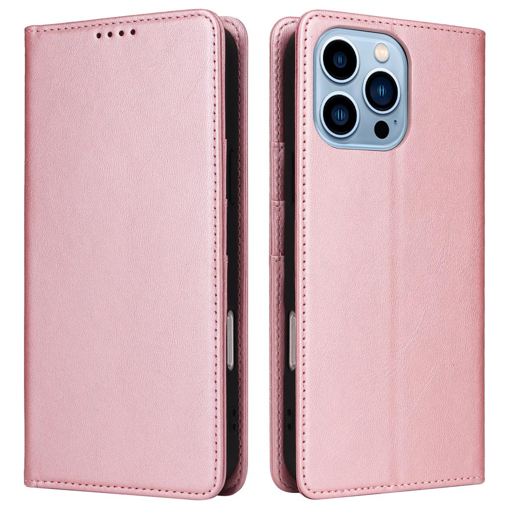 For iPhone 13 Pro Max Leather Case RFID Blocking Wallet Magnetic Closing Cover