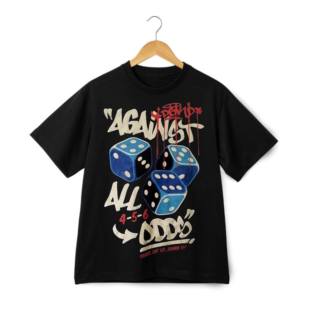 

Against All Odds Dice Graphic T-Shirt – Streetwear Casino Style Tee 2XL