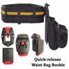 High Quality Sturdy ABS Waist Buckle Durable Quick Attach Waist Bag Clip Replacement Compatible Tool Belt Professional Use