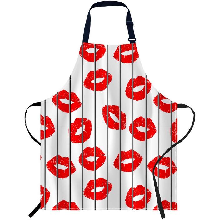 oFloral Happy Birthday with Balloons Apron Unisex Adjustable Bib Apron Cooking Kitchen Chef Women Men Aprons for Home Kitchen, Restaurant,Coffee