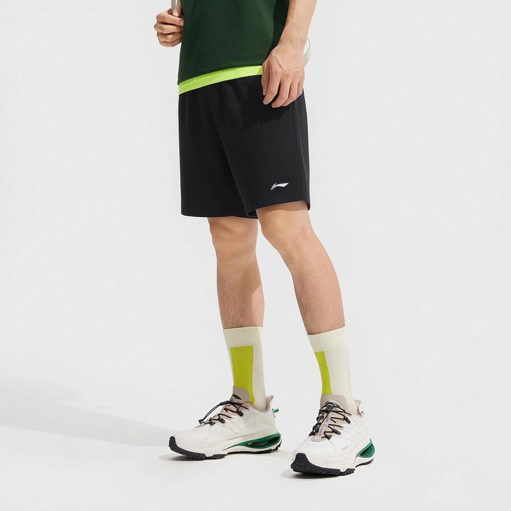 Li-Ning Versatile Casual Soft Comfortable Sports Shorts Men shorts Black AKSW677-1