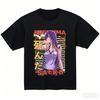 Vibrant Retro Anime Graphic T-shirt Featuring Saeko Busujima from Highschool of the Dead for Dedicated Anime and Manga Loving Fans