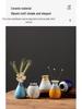 Creative Small Ceramic Vase for Flower Arrangements - Ideal for Living Room, Office, or Coffee Table Decor