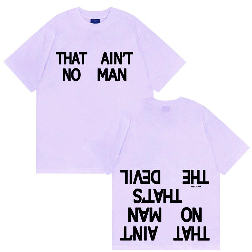 Jessie Murph That Ain't No Man Album Letter Print T Shirts Men Women Casual Fashion Cozy Cotton Short Sleeve T-shirt Summer Tops