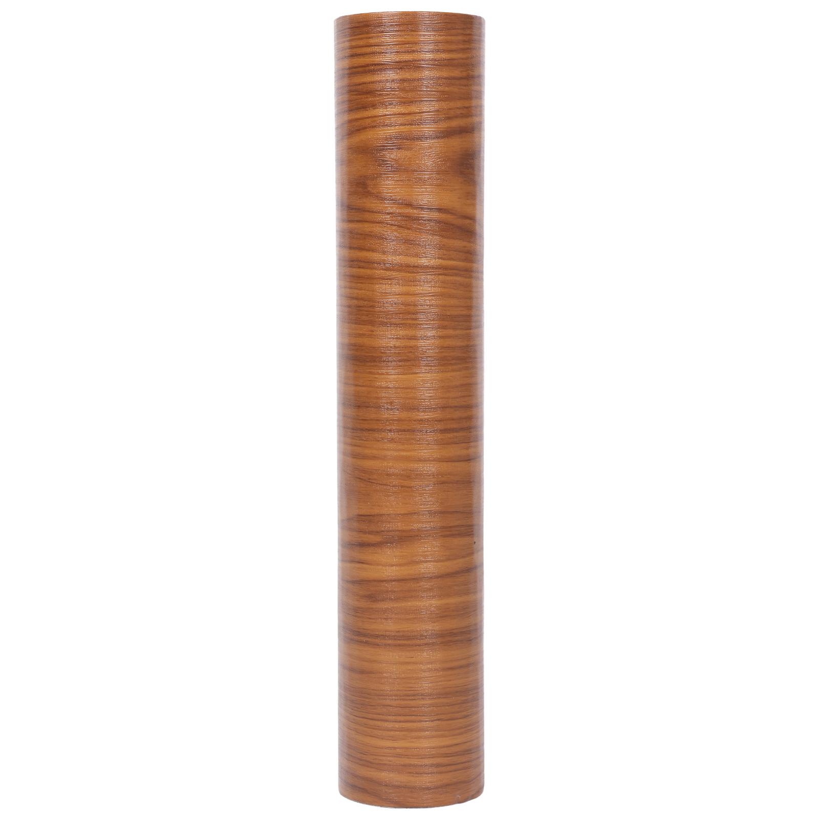 

Wood Grain Wallpaper Self-adhesive Waterproof Wall Sticker PVC Wall Border Stickers Peel & Stick Wood Look Wall Sticker for Home