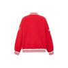 Levis Year Of The Dragon Limited Edition Color Block Striped Edge Single Button Cotton Baseball Jacket Women Jacket Red A7205-0000