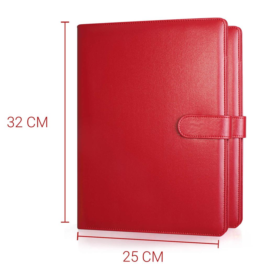 A4 Klemmbrettordner PU-Leder Besprechungsblock Klemme Schreibtischunterlage Unterschrift A4 Dokumentenmappe für Vertrag Bürobedarf Mappe, Zweifachmappe, Mappe,