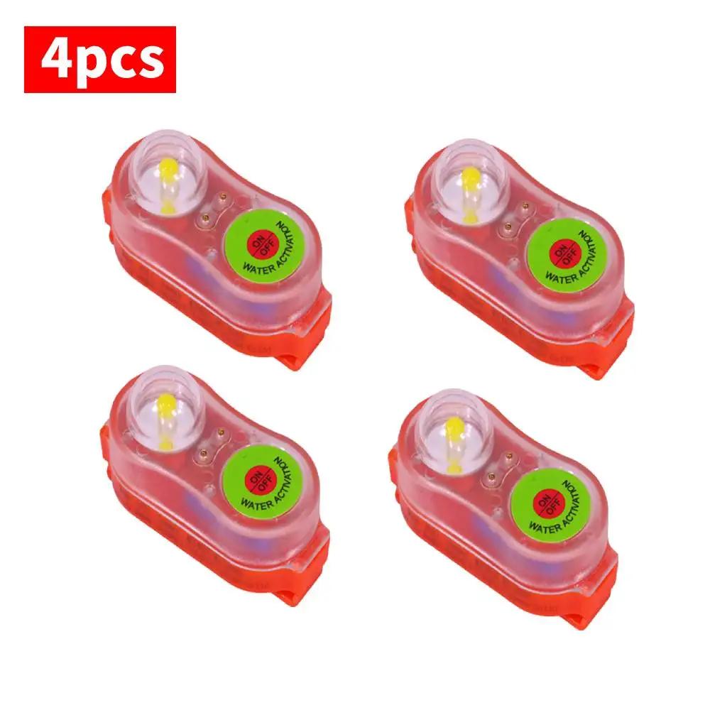 1-10 PCS Surfing Life Jacket Light LED Lithium Position Indicator Self-Lighting Life Saving Swimming Warning Lamp Attract Safet