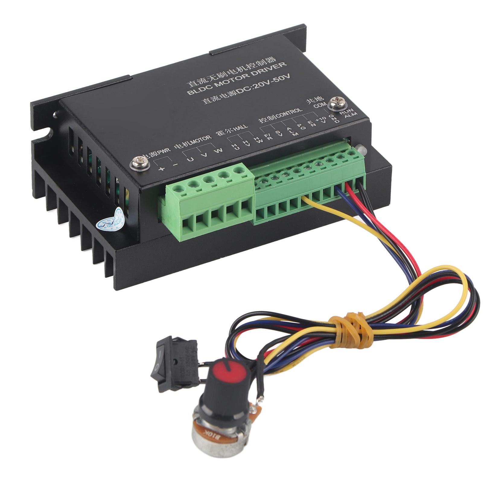 

WS55220 DC 48V 500W CNC Brushless Spindle BLDC Motor Driver Controller