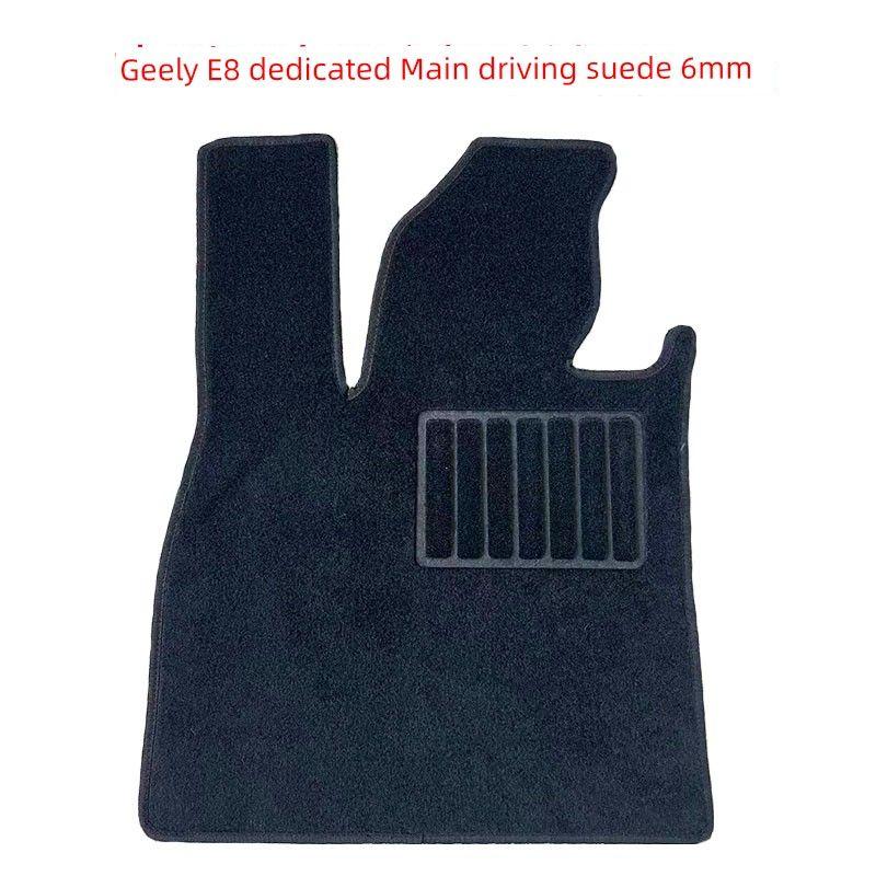 Car Foot Mat Geely Galaxy E8 Dedicated TPE Fully Surrounded Upper Carpet Protective Pad Non Slip Easy to Clean Deputy Mat Black Driver s Side Single Piece (6mm Suede)
