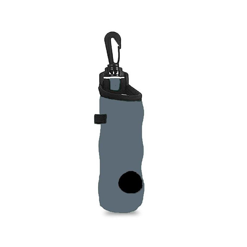 Neoprene Golf Ball Sleeve with Hook - Portable Protective Storage Bag
