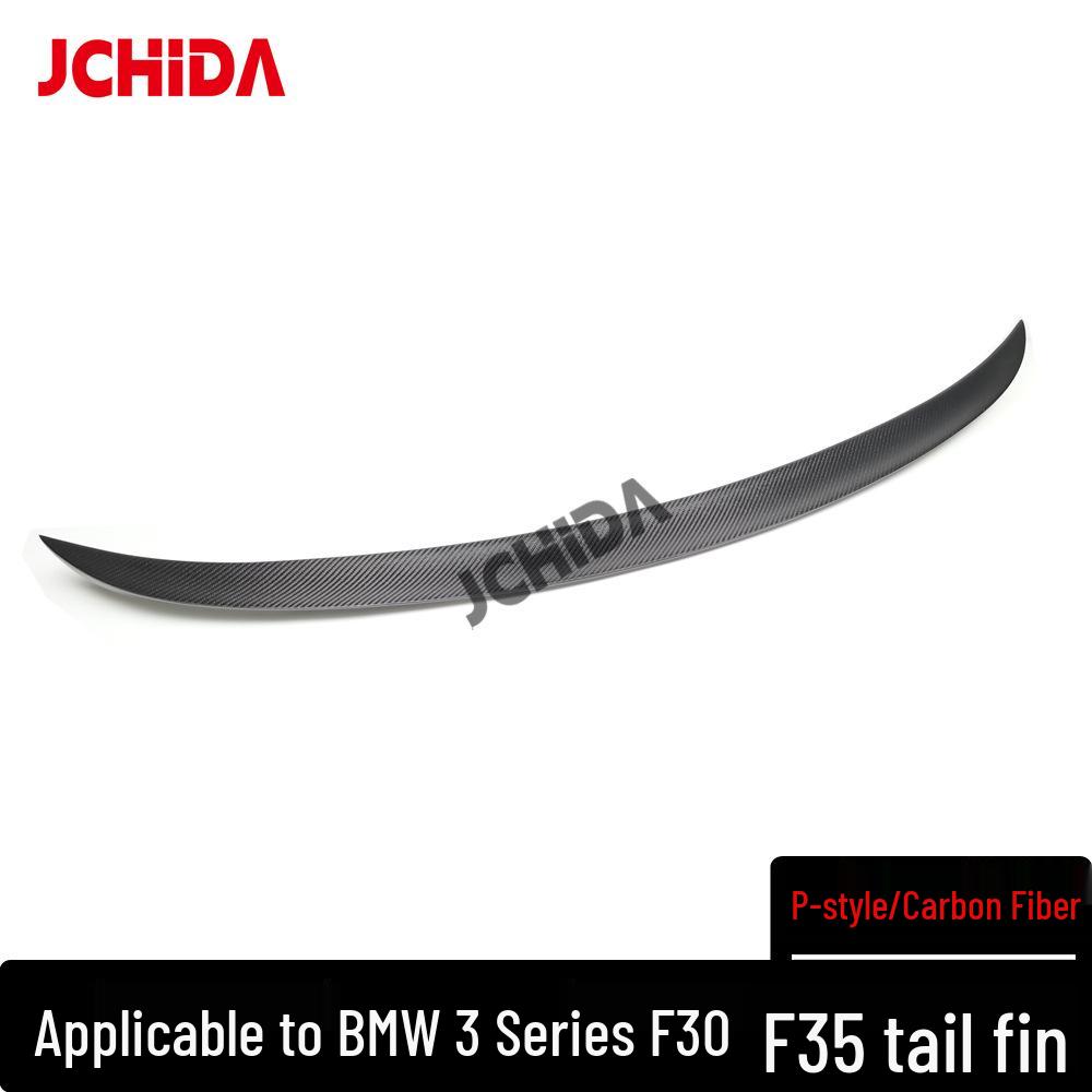 BMW 3 Series F30 F35 P Style Carbon Fiber No-Drill Rear Spoiler