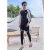 Mens Full Coverage Rash Guard Set UV Protection Long Sleeve Pants Swimwear Snorkeling Surfing Diving