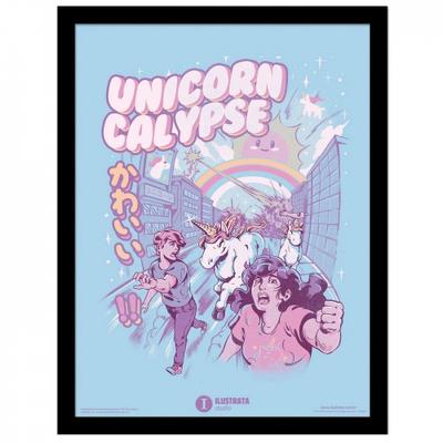 Póster Enmarcado Unicorncalipsis