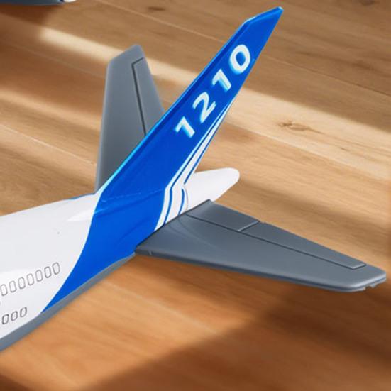 Simulation Aircraft Model Realistic Pull-back Passenger Airplane Toy Desktop Aircraft Figurine Ornament Kids Boys Collectible Gift