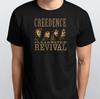 Creedence Clearwater Revival Grafik Unisex T-SHIRT S M L XL XXL 3 4 XL Schwarz