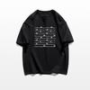 Women's Heavyweight Cotton Printed Short-Sleeve T-Shirt - 2025 Summer Collection, American Straight Shoulder, Loose Fit