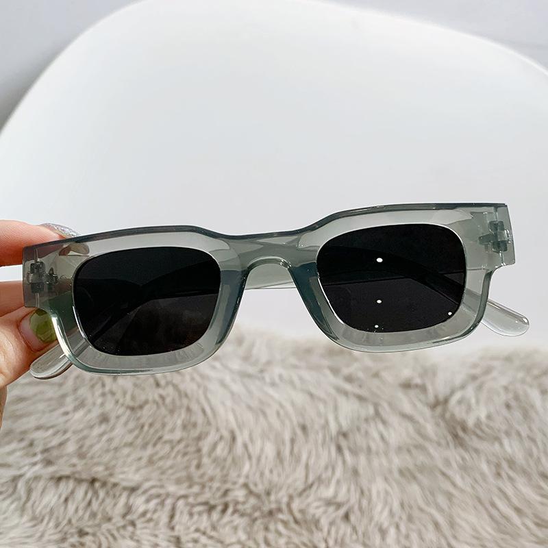 Square Concave Sunglasses Large Frame Retro Trend Sunglasses Women'S Sunshade Sunglasses