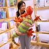 110/120CM Cute Simulation Chameleon Plush Toys Cartoon Lizard Animal Snake Doll Soft Stuffed Pillows for Boyfriend  Gift
