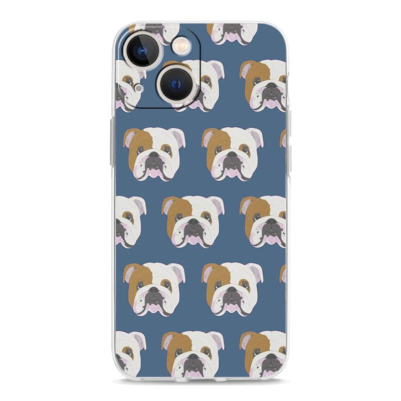 Phone Case For iPhone 17 Air Cases iPhone 16 15 12 13 14 Pro Max SE 7 8 Plus iPhone11 Clear Soft Cover French Bulldog Dog Pet