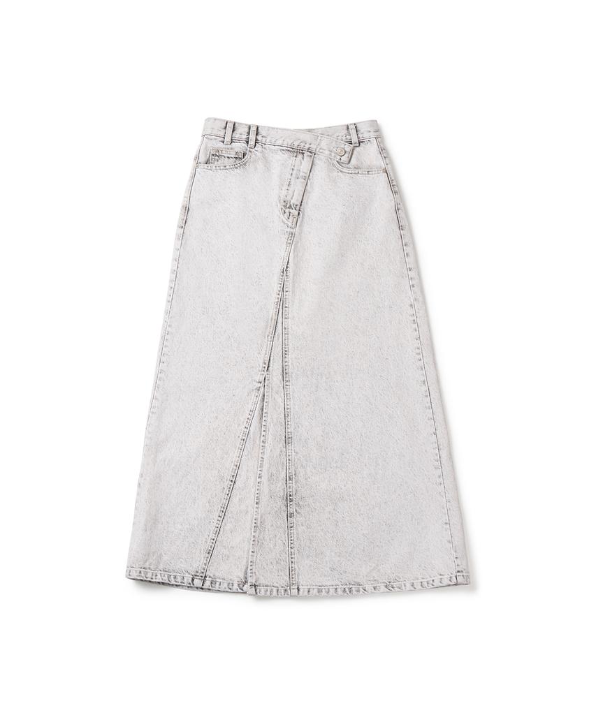 INSTANTFUNK Vintage Washed Skirt - Gray