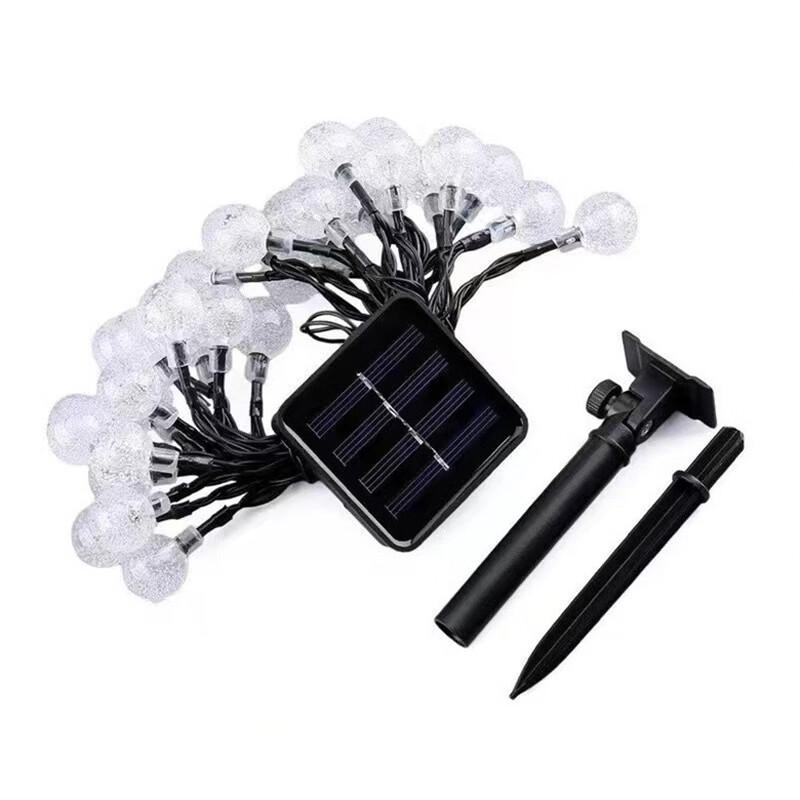 Oenyled Solar Water Drop String Lights