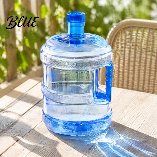 Contenitore per Acqua da Esterno Brocca Riutilizzabile con Manico Facile da Afferrare Bottiglia Trasparente in PET Ricaricabile per Sopravvivenza Contenitore Portatile per Casa Ufficio E