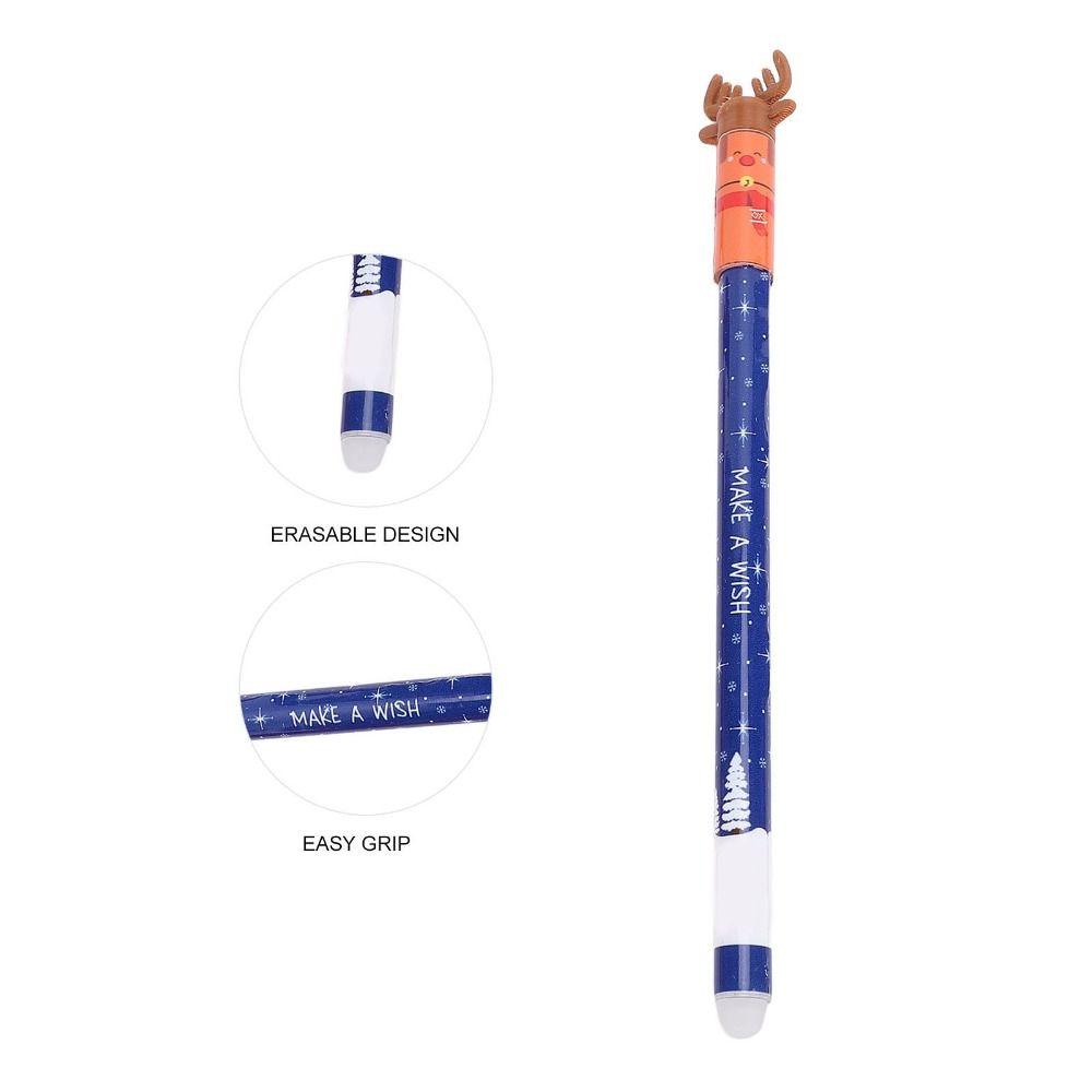 Quick-Drying Ink Christmas Erasable Gel Pens Smooth Writing Erasable Writing Pens School Supplies