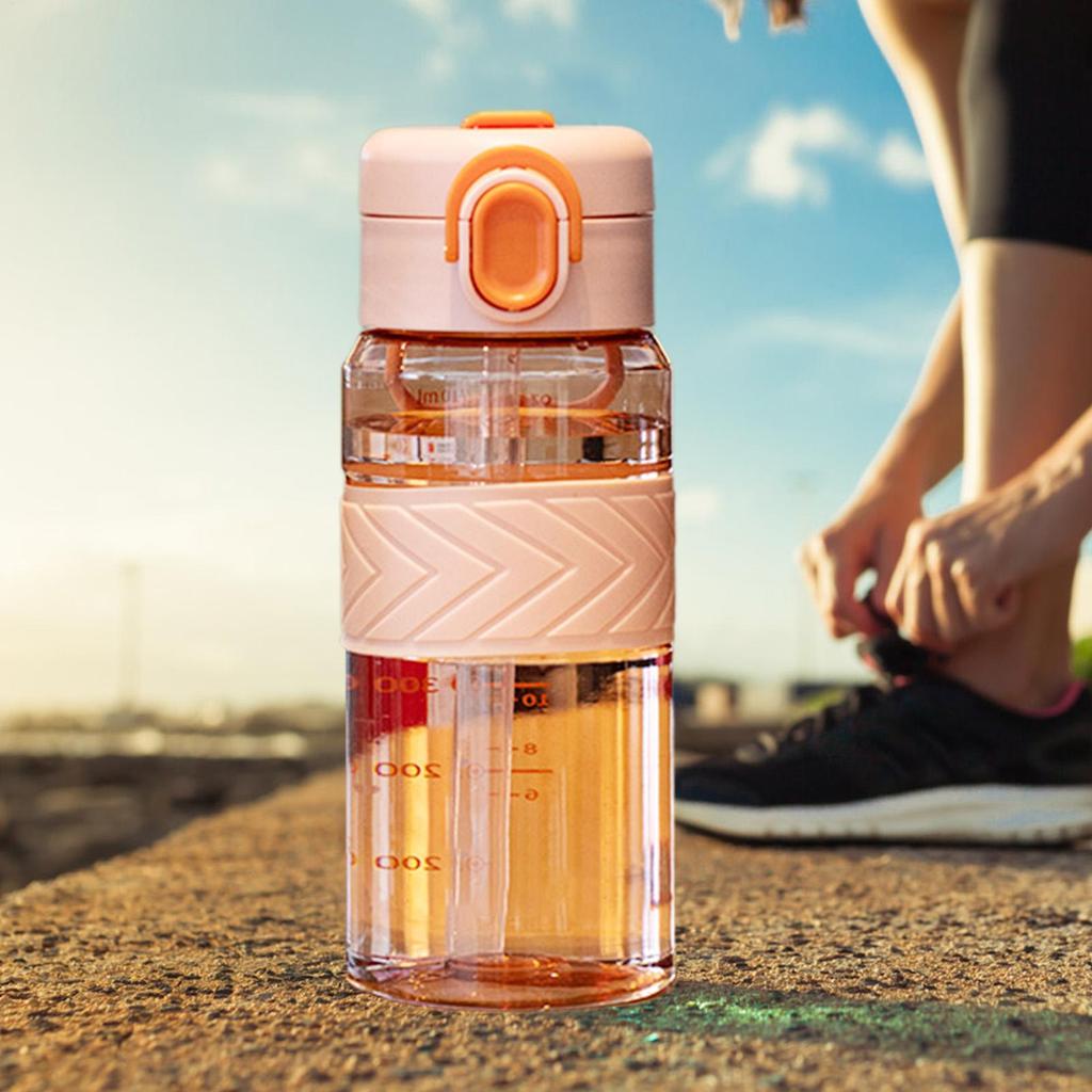 Portable Sports Bottle 710ml Fitness Drinking Bottle Portable Sports Hydration Container For Fitness Running Hiking Travel