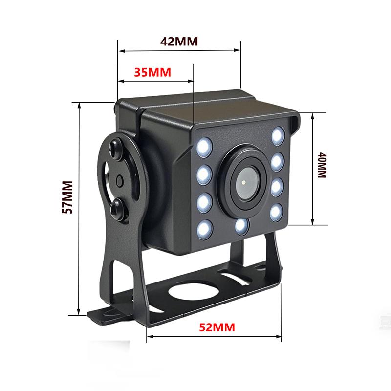 HD car reversing camera car 12-24V bus night vision waterproof reversing camera monitoring waterproof sunscreen CCD