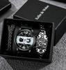 Men's 3-Piece Business Gift Set: Watch, Bracelet, and Necklace for Holidays or Birthdays