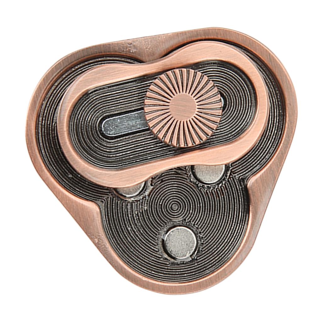 Stress Relief Slider Metal Click Triangle Portable Metal Sensory Slider Fidget Toys for Work