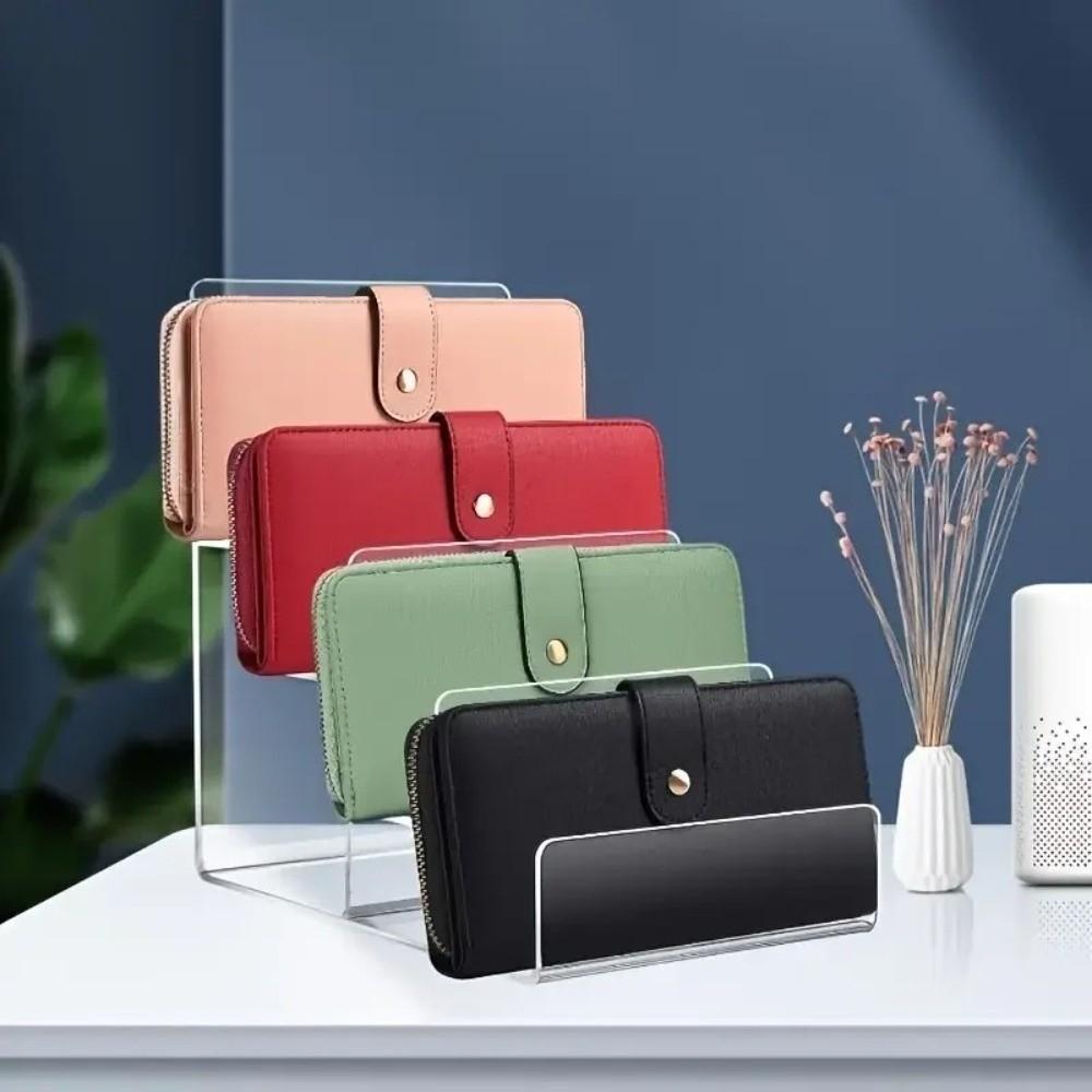 2-5 Tiers Display Risers Acrylic Clear Jewelry Racks Organizer Makeup Storage Rack  Handbag Purse