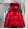 New down jacket women's short hooded small winter design sense niche fashion coat