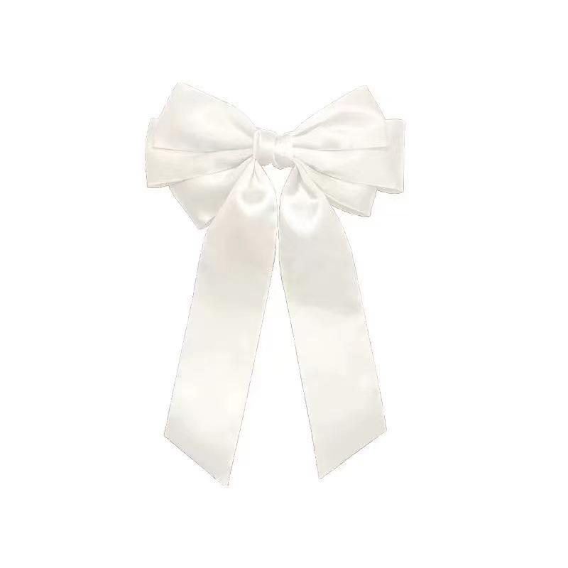 Sweet Style Ribbon Bow Hair Clip - Elegant Princess Accessory