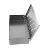 1 Stück 22x10CM Edelstahl Box Grill Barbecue Grillbox mit 90° Klappdeckel - Perfekt für geschmackvolles BBQ! Grillhalterungsteile