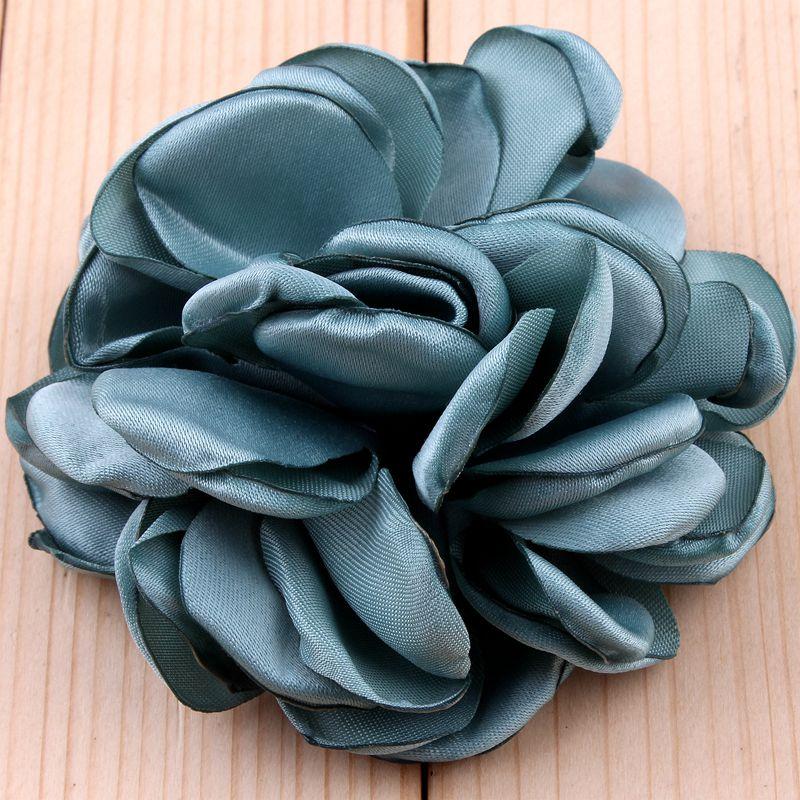 5pcs/lot 8CM 20 Colors Newborn Vintage Soft Artificial Fabric Flowers Bouquet For Wedding Bride Garland Home Flores Cloth Hat