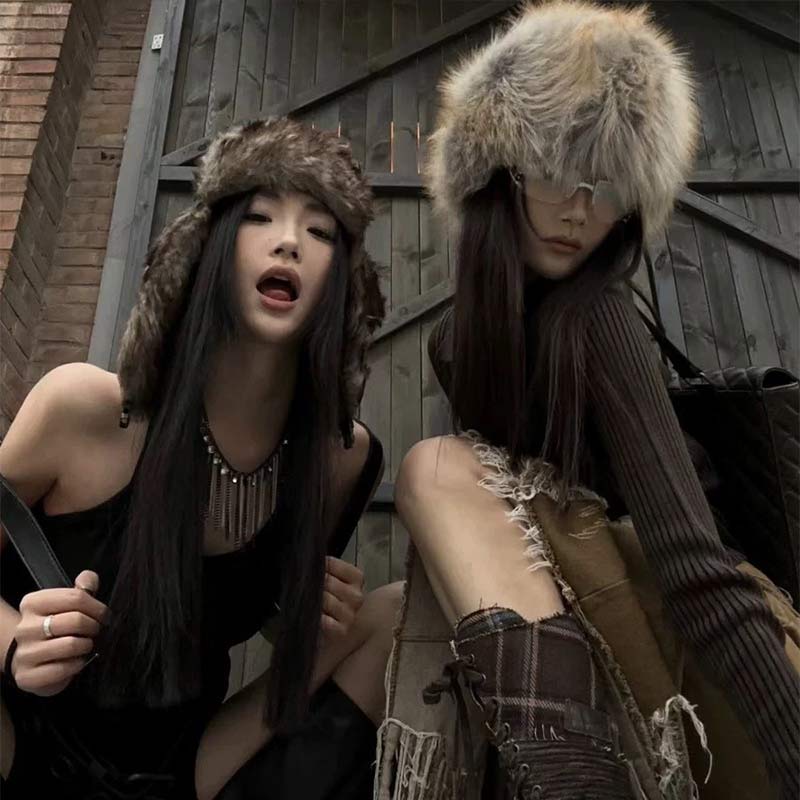 Warm Soldier Hat For Men/Women Winter Pilot Patrolman Earmuffs Polyester Fiber Warm Russian Ski Hat Windproof Cold Pilot Hats