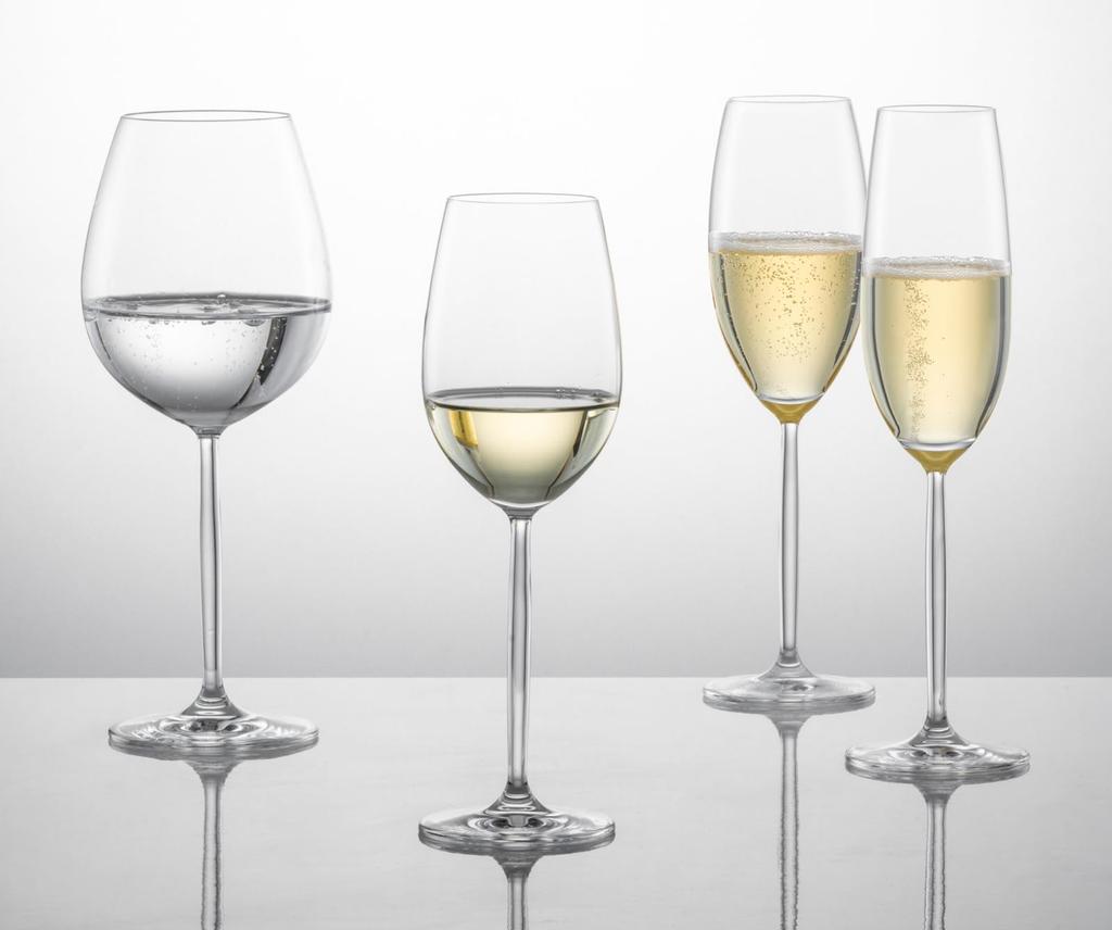 ZWIESEL GLAS Break-Resistant Diva Wine Glasses for Water, Mineral Water, and Soft Drinks, Pair of 2, Machine-Made, Boxed (m104956)