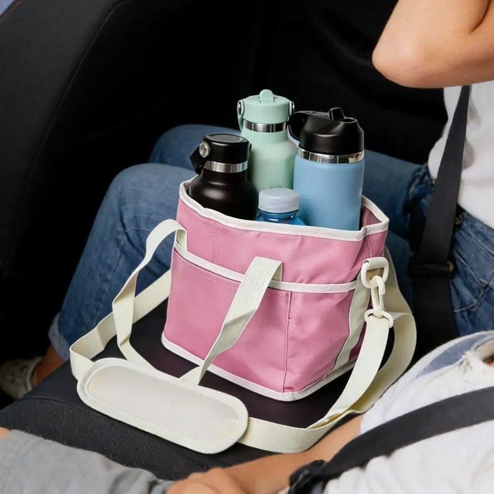 Leak Proof Vehicle Drink Carrier Bag Portable Drink Storage Bag  Car Interior Use
