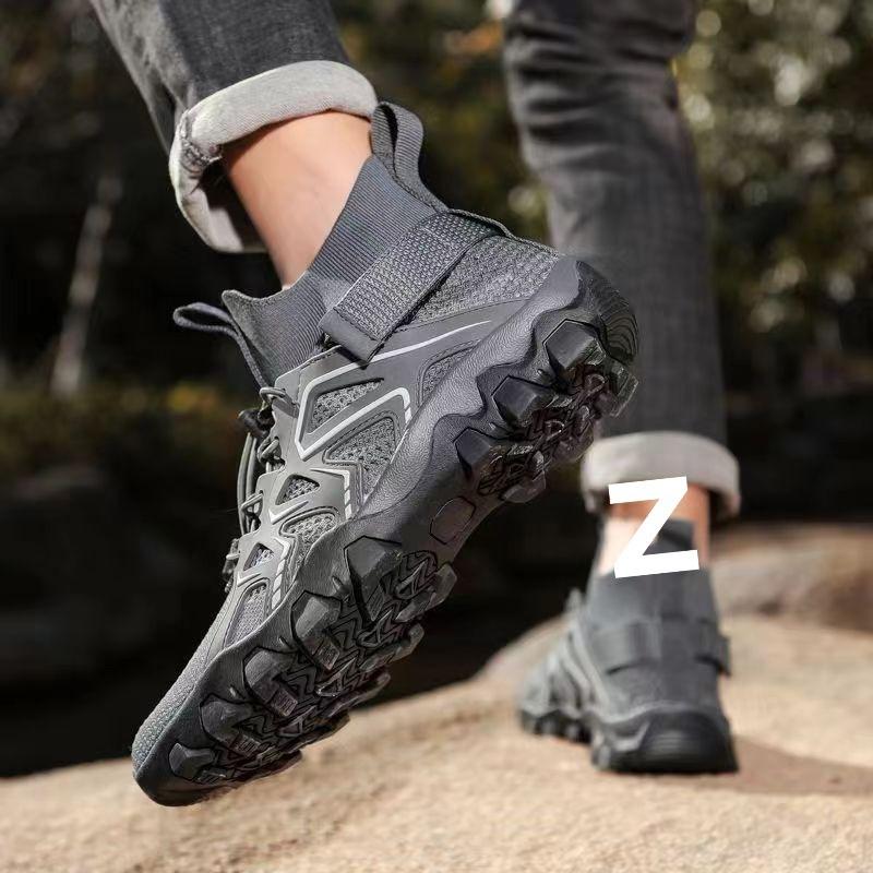 Autumn men's new hiking shoes high-top outdoor hiking breathable creek walking shoes mesh quick-drying sandals casual shoes